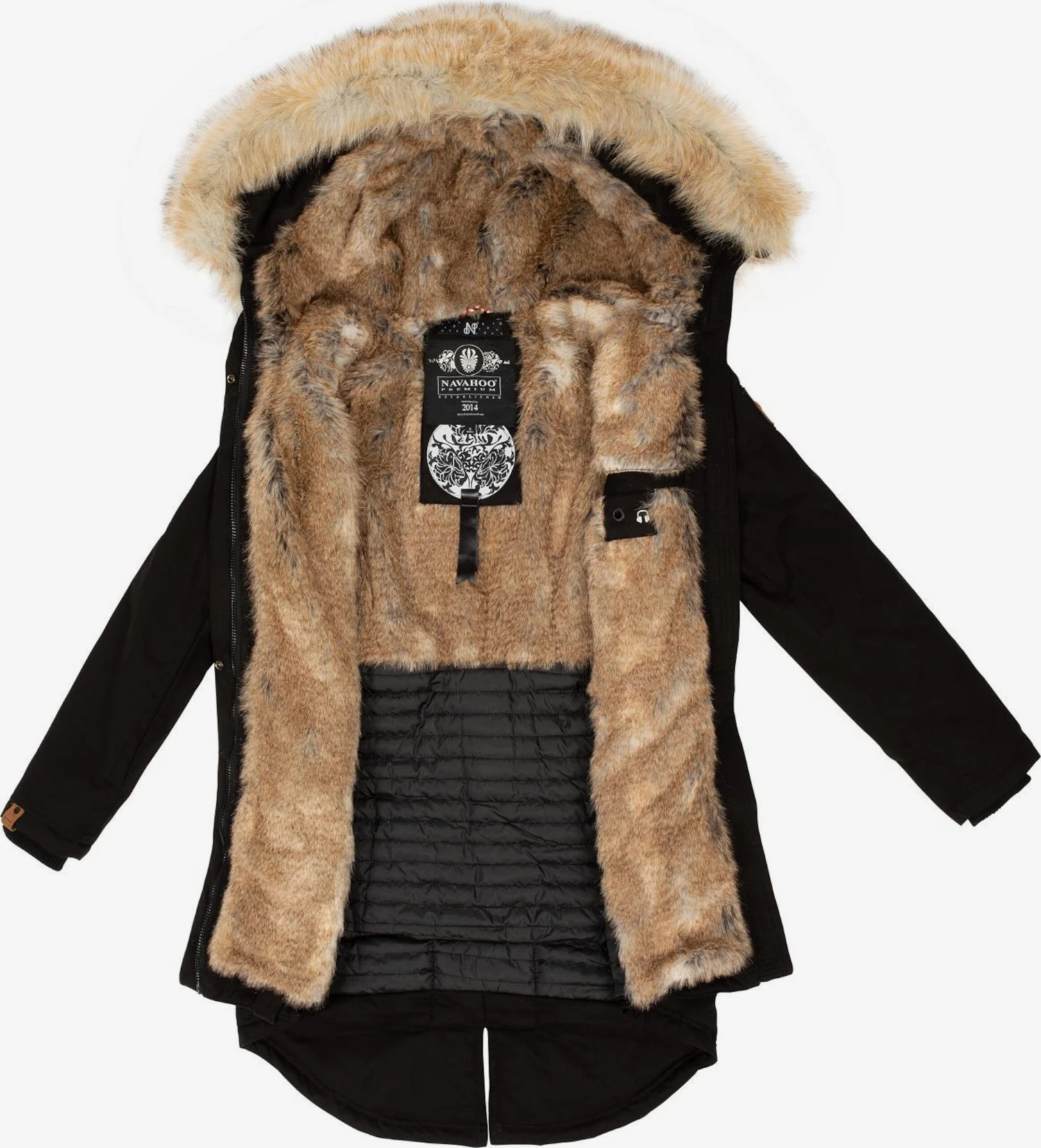 Navahoo Parkas Winterparka Bombii Dames Zwart 6 Navahoo Parkas Winterparka Bombii Dames Zwart - Afbeelding 4