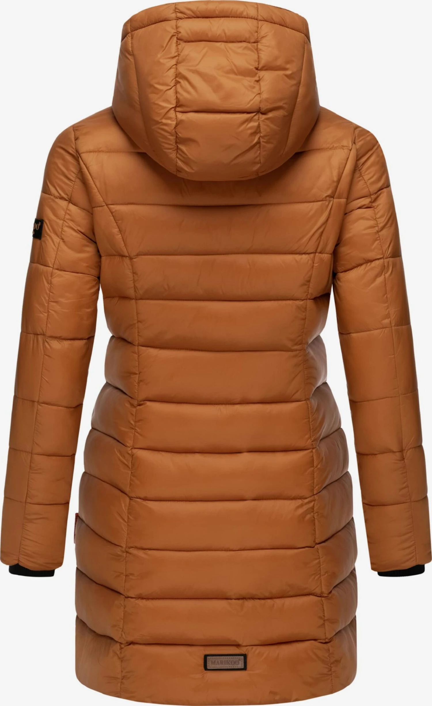 Marikoo Korte Mantels Wintermantel Abendsternchen Dames Lichtbruin 5 Marikoo Korte Mantels Wintermantel Abendsternchen Dames Lichtbruin - Afbeelding 3