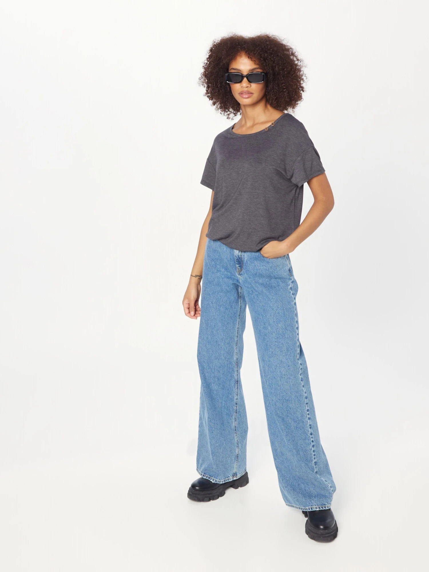 Ragwear T-shirts Shirt NICKA Dames Bruin 7 Ragwear T-shirts Shirt NICKA Dames Bruin - Afbeelding 5