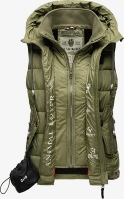 Marikoo Bodywarmers Bodywarmer Taisaa Dames Kaki 12 Marikoo Bodywarmers Bodywarmer Taisaa Dames Kaki -Chique Kleding Winkel 056ae9c4c2a37e4a2c12c9492ca0c8b7