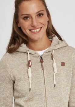 OXMO Sweatvesten Sweatvest Thory Dames Beige -Chique Kleding Winkel 067ad4e11f406d5b23a5904822e0c9cb