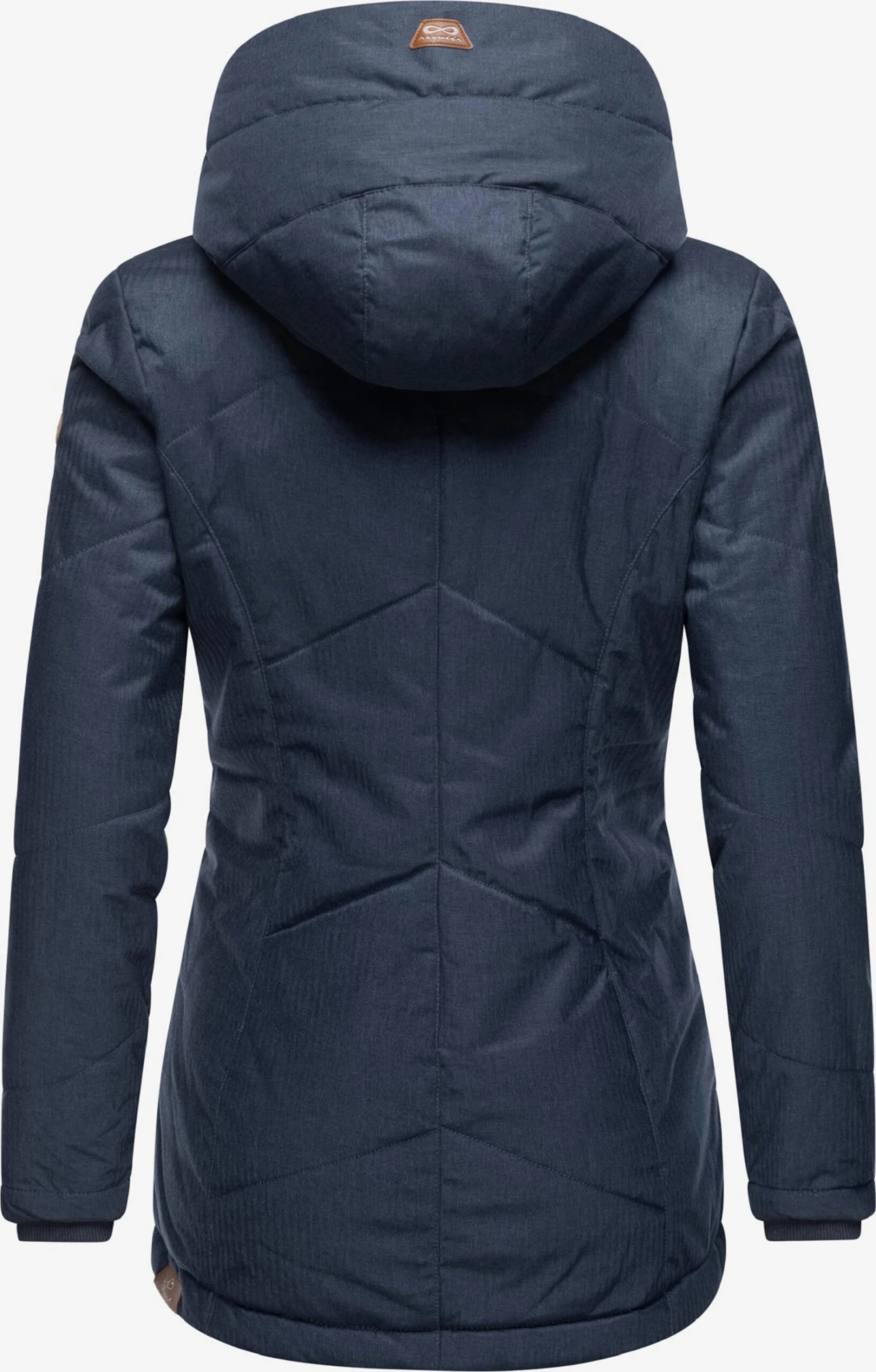 Ragwear Winterjassen Winterjas Gordon Dames Navy 6 Ragwear Winterjassen Winterjas Gordon Dames Navy - Afbeelding 4