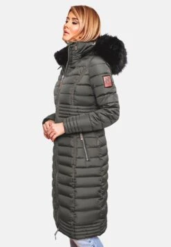 Navahoo Wintermantels Wintermantel Umay Dames Aardetinten -Chique Kleding Winkel 06e2fc386fefda30152a58ee0a647f2d