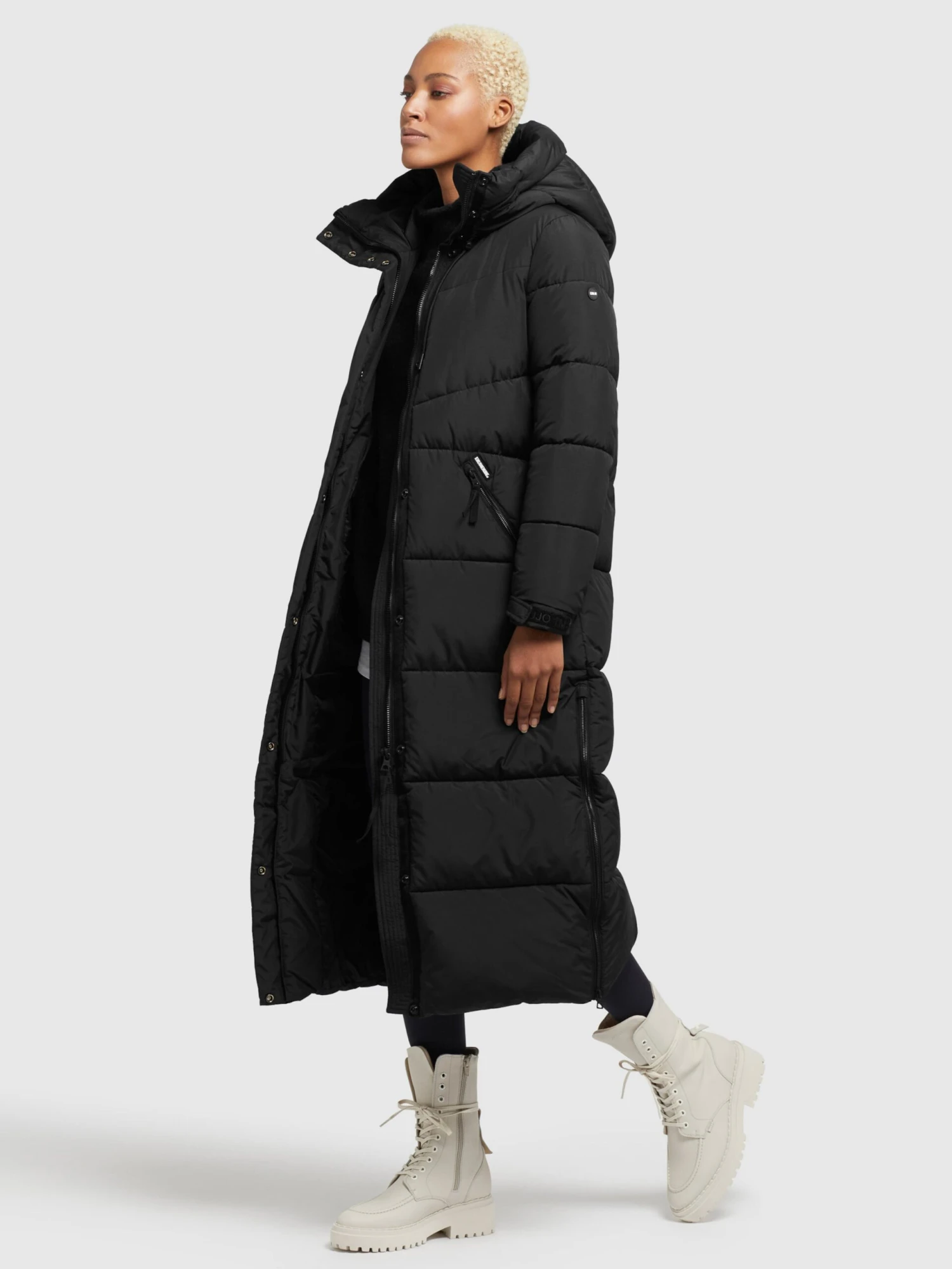 Khujo Wintermantels Wintermantel Shimanta 2 Dames Zwart 8 Khujo Wintermantels Wintermantel Shimanta 2 Dames Zwart - Afbeelding 6