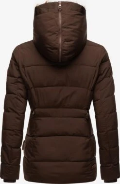 Marikoo Winterjassen Winterjas Nekoo Dames Bruin -Chique Kleding Winkel 07cba0132c4e6d6869b81a00ff6fffcc