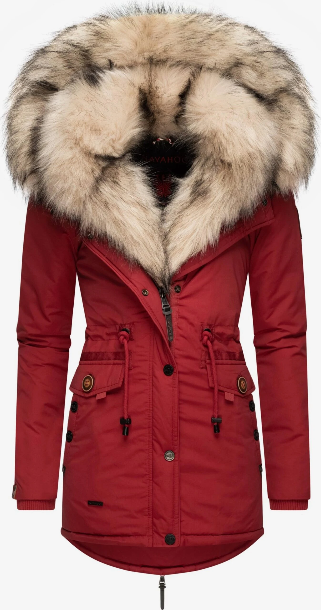 Navahoo Parkas Winterparka Sweety Dames Rood 3 Navahoo Parkas Winterparka Sweety Dames Rood
