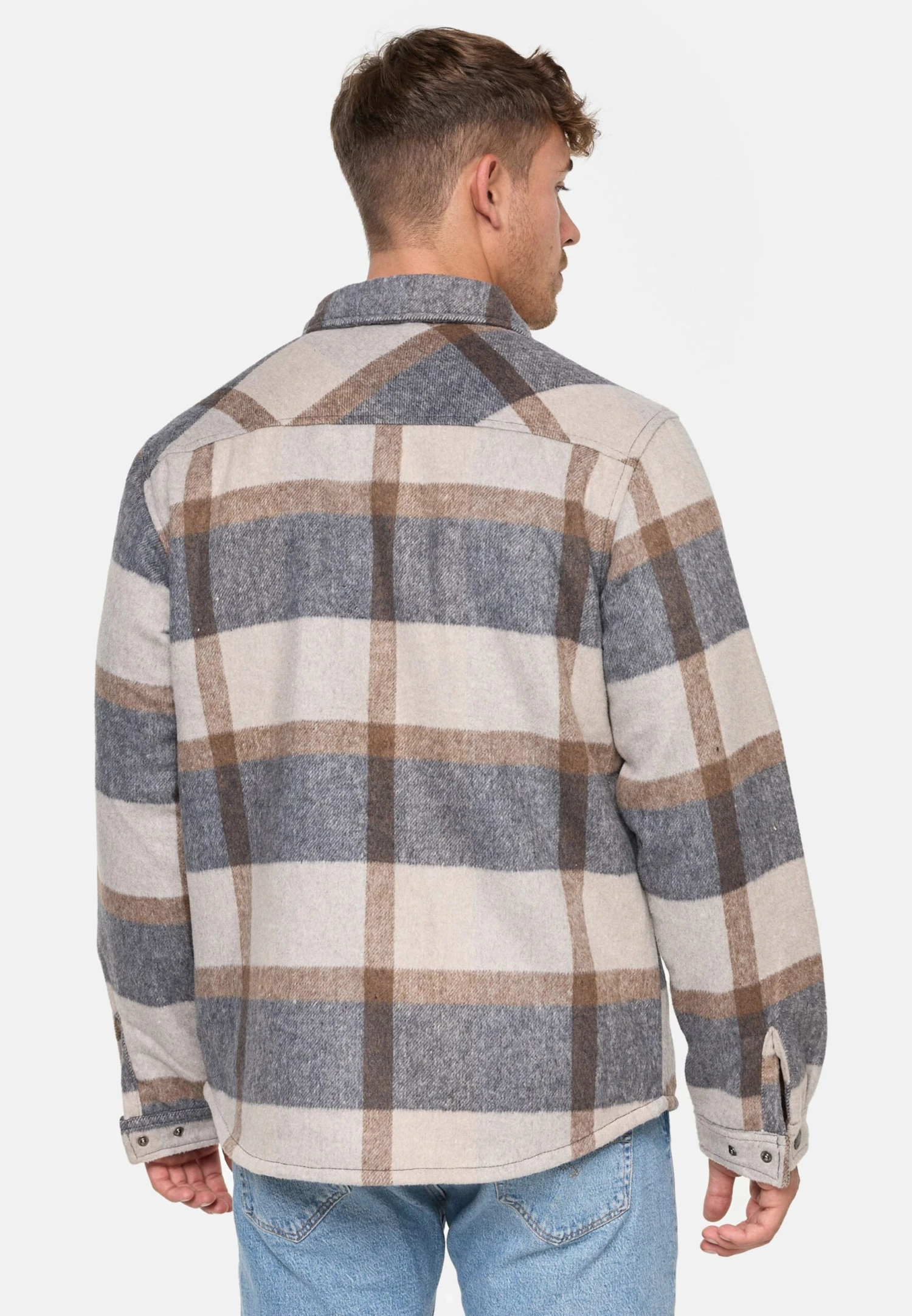 Indicode Jeans Tussenjassen Tussenjas Spin Heren Grijs 6 Indicode Jeans Tussenjassen Tussenjas Spin Heren Grijs - Afbeelding 4