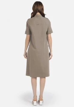 HELMIDGE Midi Jurken Jurk Dames Beige 10 HELMIDGE Midi Jurken Jurk Dames Beige -Chique Kleding Winkel 08f7152168dd6748555d4da8cf50b415