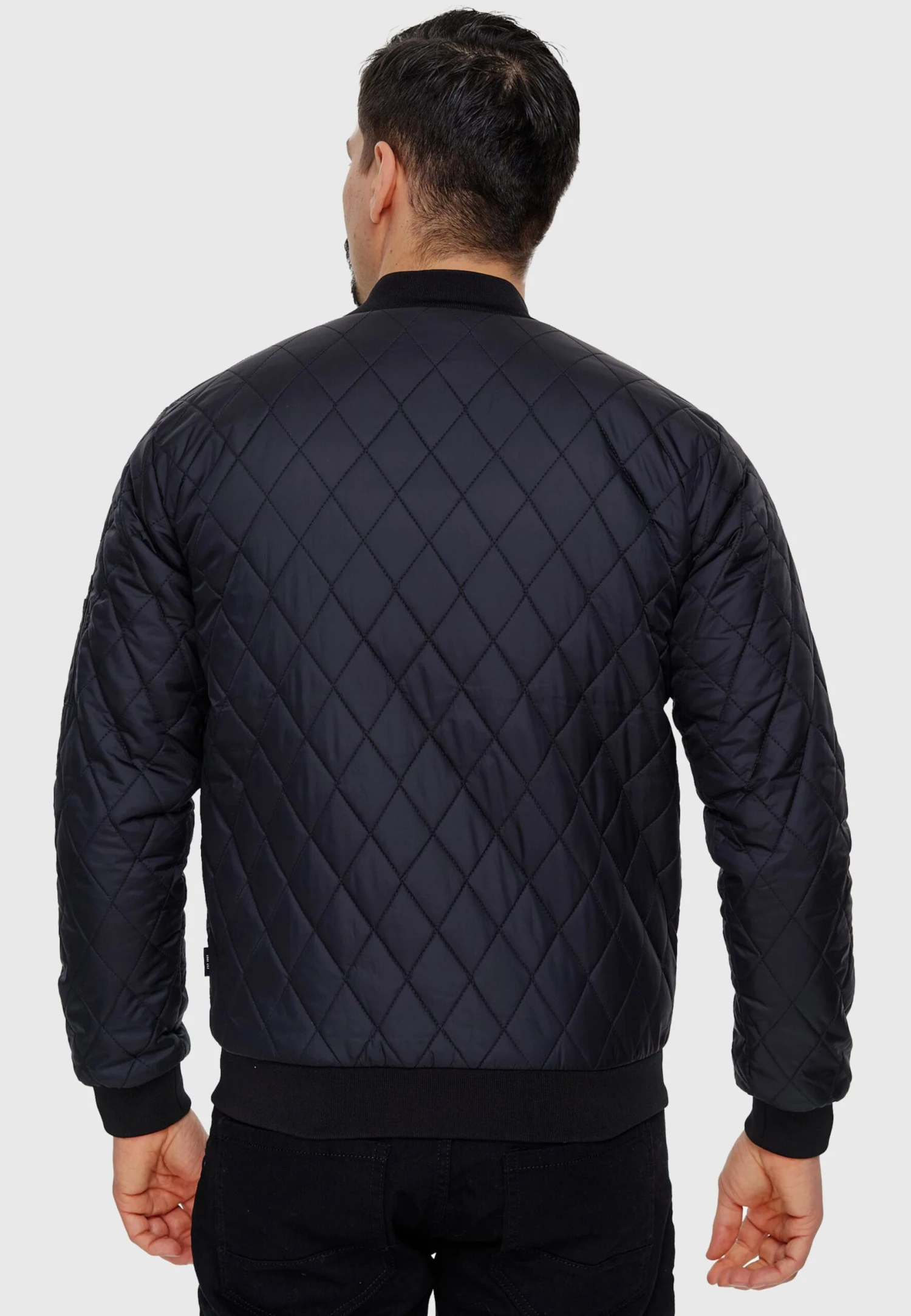 Indicode Jeans Tussenjassen Tussenjas Novak Heren Zwart 7 Indicode Jeans Tussenjassen Tussenjas Novak Heren Zwart - Afbeelding 5