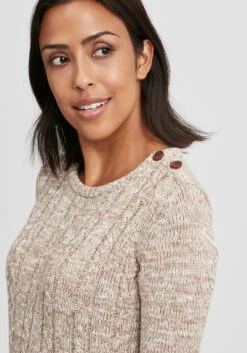 OXMO Fijngebreide Truien Trui Phia Dames Beige 12 OXMO Fijngebreide Truien Trui Phia Dames Beige -Chique Kleding Winkel 0b79b5305b580f712b87491fbfff8e3e