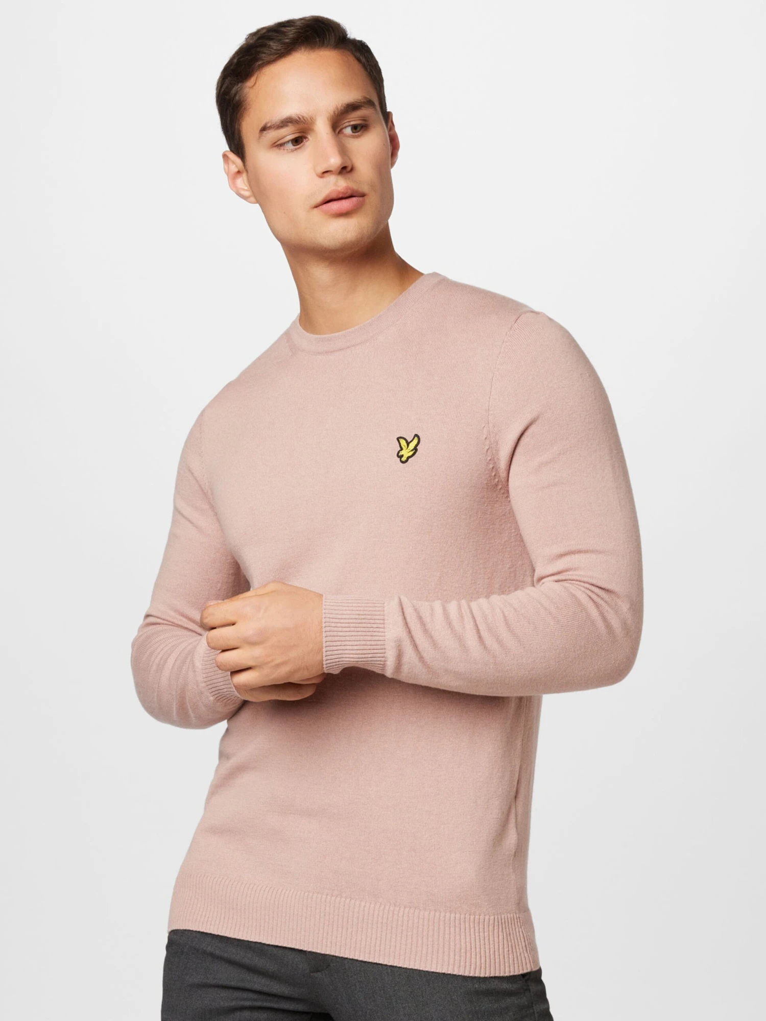 Lyle & Scott Crewneck Truien Trui Heren Poederroze 5 Lyle & Scott Crewneck Truien Trui Heren Poederroze - Afbeelding 3