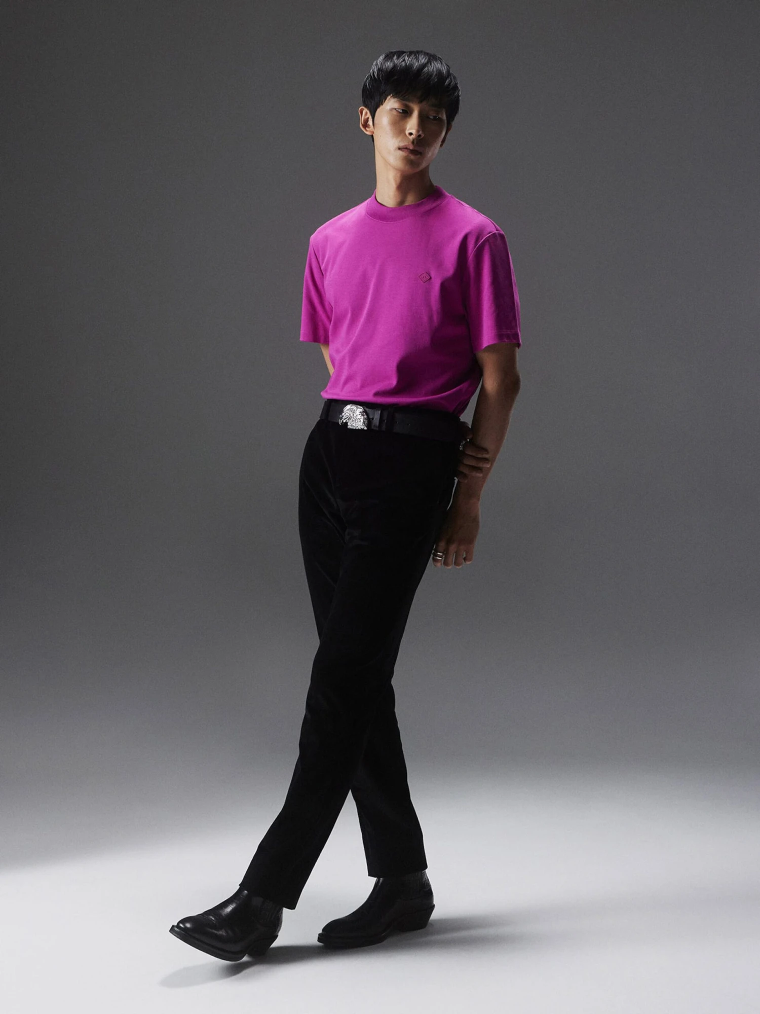 J.Lindeberg T-shirts Shirt Adan Heren Orchidee 6 J.Lindeberg T-shirts Shirt Adan Heren Orchidee - Afbeelding 4