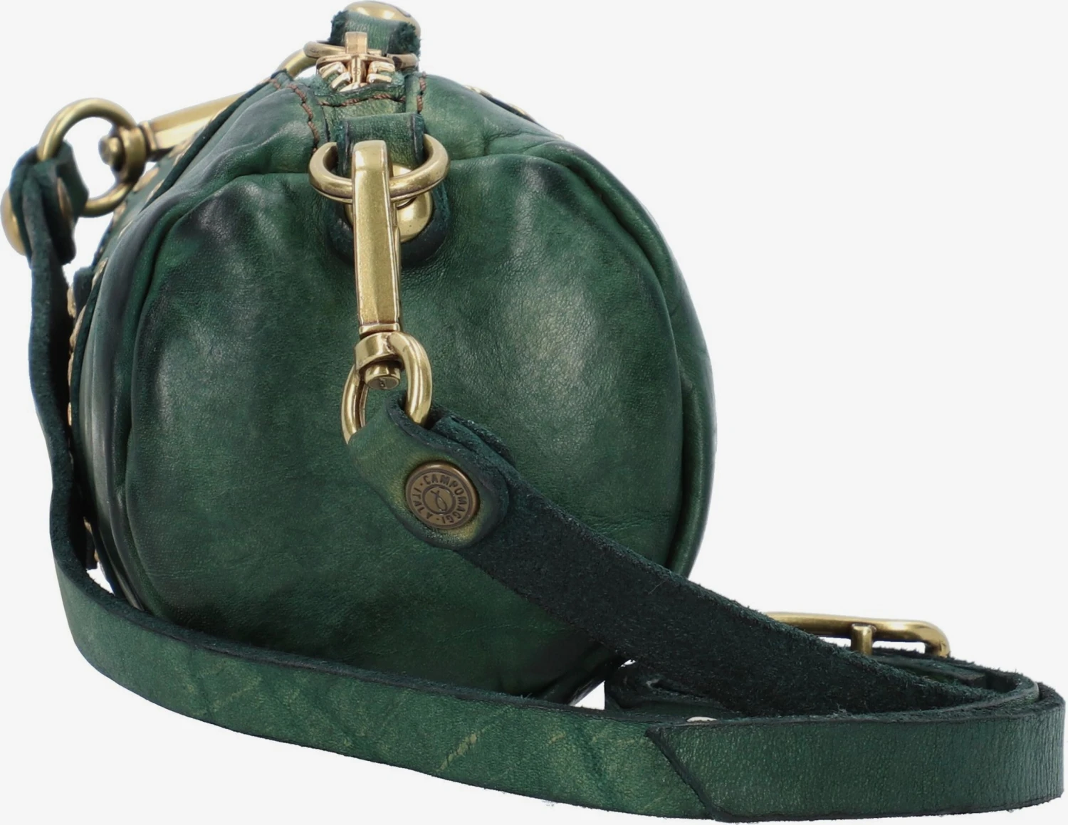 Campomaggi Schoudertasjes Schoudertas Kura Dames Groen 5 Campomaggi Schoudertasjes Schoudertas Kura Dames Groen - Afbeelding 3