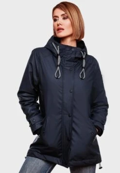 Navahoo Winterjassen Winterjas Lindraa Dames Donkerblauw -Chique Kleding Winkel 105ee5cd283ae4526c3d8ae812678952