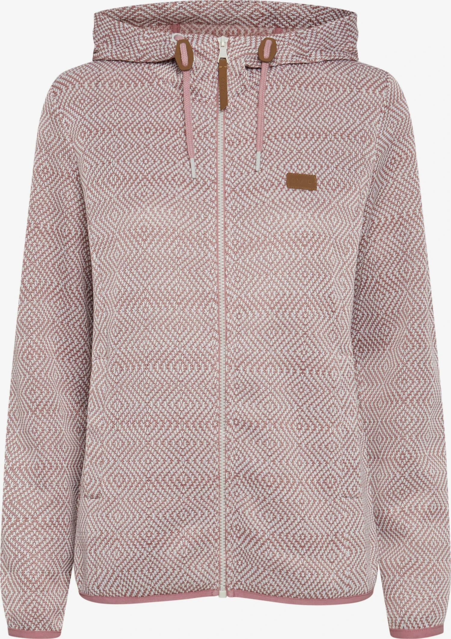 OXMO Outdoor Jassen Fleece Jas Pebbles Dames Roze 3 OXMO Outdoor Jassen Fleece Jas Pebbles Dames Roze