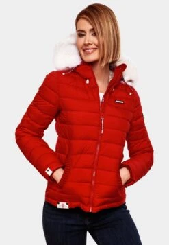 Marikoo Winterjassen Winterjas Nasriin Dames Rood -Chique Kleding Winkel 11fc9857e61b4af99be84071a1485216