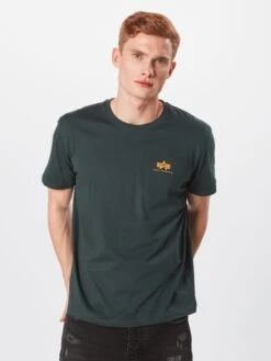 Alpha Industries T-shirts Regular Fit Shirt Heren Smaragd 9 Alpha Industries T-shirts Regular Fit Shirt Heren Smaragd -Chique Kleding Winkel 120f333e5350d7e1a32075420357c04b