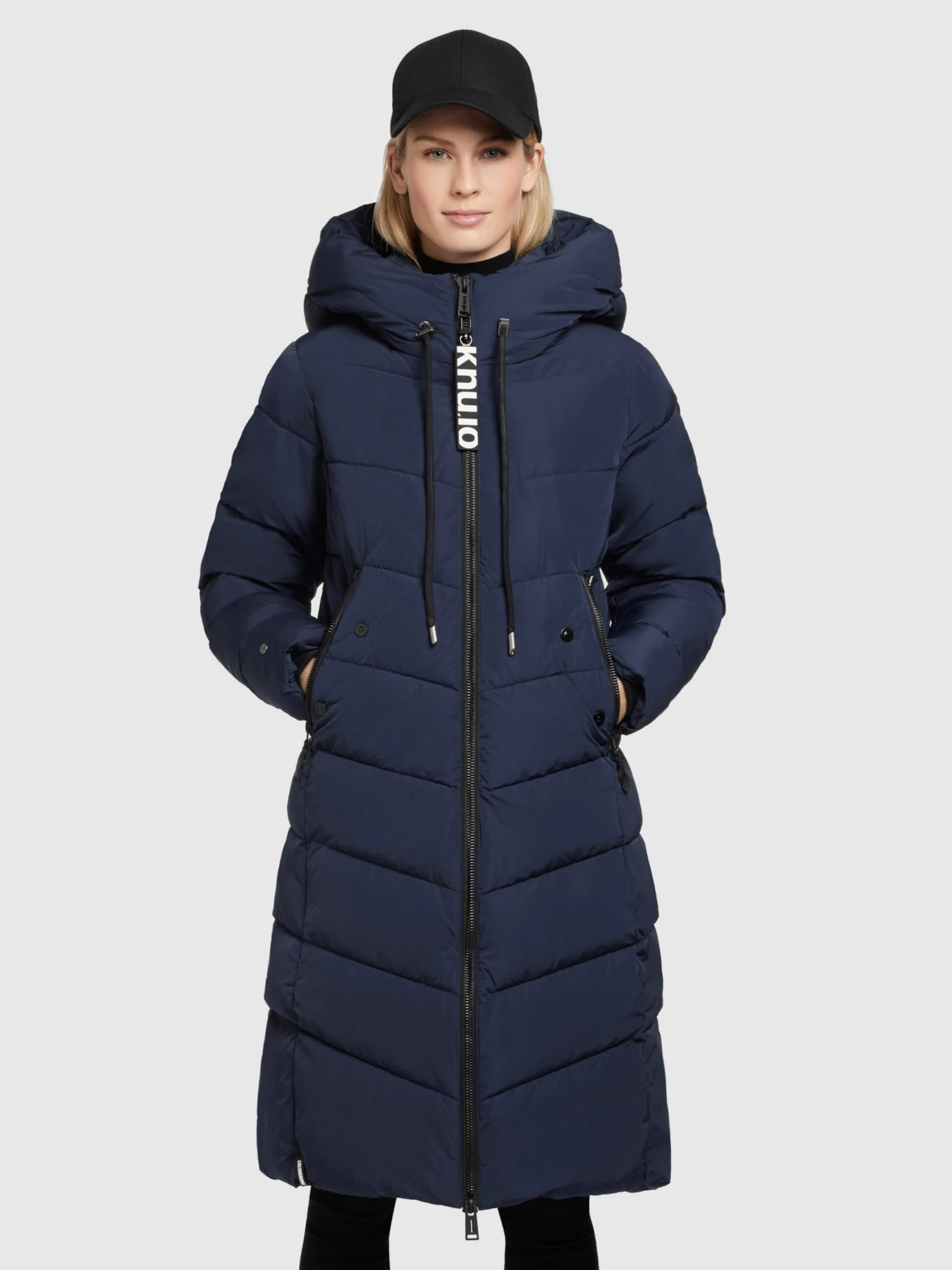 Khujo Tussenmantels Tussenmantel Klayd Dames Donkerblauw 4 Khujo Tussenmantels Tussenmantel Klayd Dames Donkerblauw - Afbeelding 2