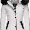 Marikoo Winterjassen Winterjas Unique Dames Wit -Chique Kleding Winkel 125dd1d5eac237d1ae8510270a24ceb4