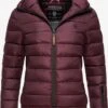 Marikoo Winterjassen Winterjas Poison Dames Bordeaux -Chique Kleding Winkel 13973f044a4e77ddab97ad825a129edb