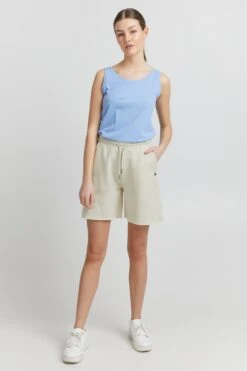 OXMO Shorts Wide Leg Broek Hope Dames Beige 10 OXMO Shorts Wide Leg Broek Hope Dames Beige -Chique Kleding Winkel 139e0ab65070f81f4db264f13210d98b