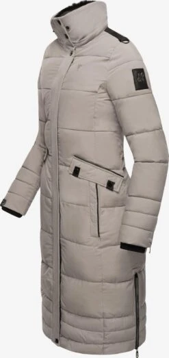 Navahoo Wintermantels Wintermantel Fahmiyaa Dames Stone Grey -Chique Kleding Winkel 13bb291aeb646070a790723ae716dfcb