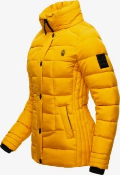 Marikoo Winterjassen Winterjas Qesraa Dames Geel -Chique Kleding Winkel 14e7b2bc89699ac86ada552801054a48
