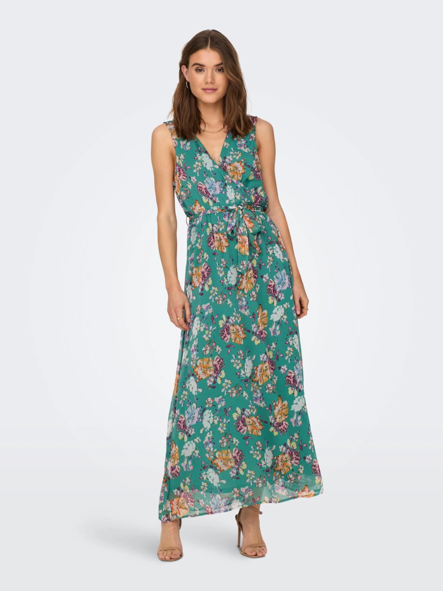 ONLY Zomerjurken Zomerjurk Asta Sofia Dames Jade Groen 5 ONLY Zomerjurken Zomerjurk Asta Sofia Dames Jade Groen - Afbeelding 3