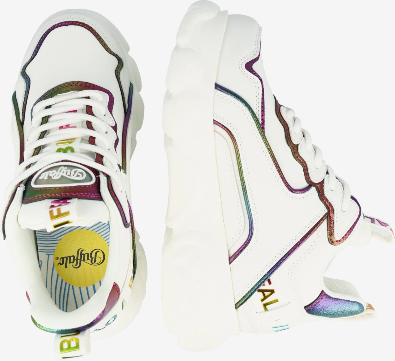 Buffalo Fashion Sneakers Sneakers Laag CHAI Dames Wit 4 Buffalo Fashion Sneakers Sneakers Laag CHAI Dames Wit - Afbeelding 2