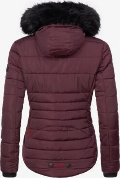 Marikoo Winterjassen Winterjas Lotusblüte Dames Bourgogne -Chique Kleding Winkel 172240e0f0968f736fd441da14352275