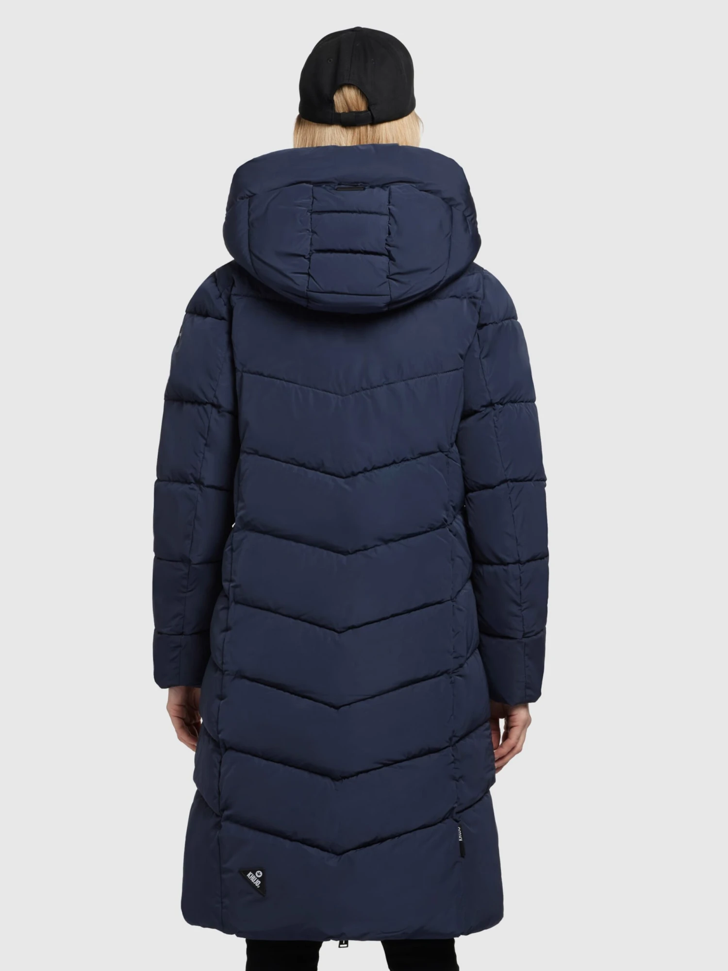 Khujo Tussenmantels Tussenmantel Klayd Dames Donkerblauw 6 Khujo Tussenmantels Tussenmantel Klayd Dames Donkerblauw - Afbeelding 4