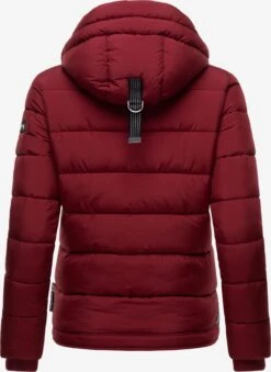Marikoo Winterjassen Winterjas Taisaa Dames Bloedrood -Chique Kleding Winkel 19de09456255cf3bedaf4b2a53a28cd9