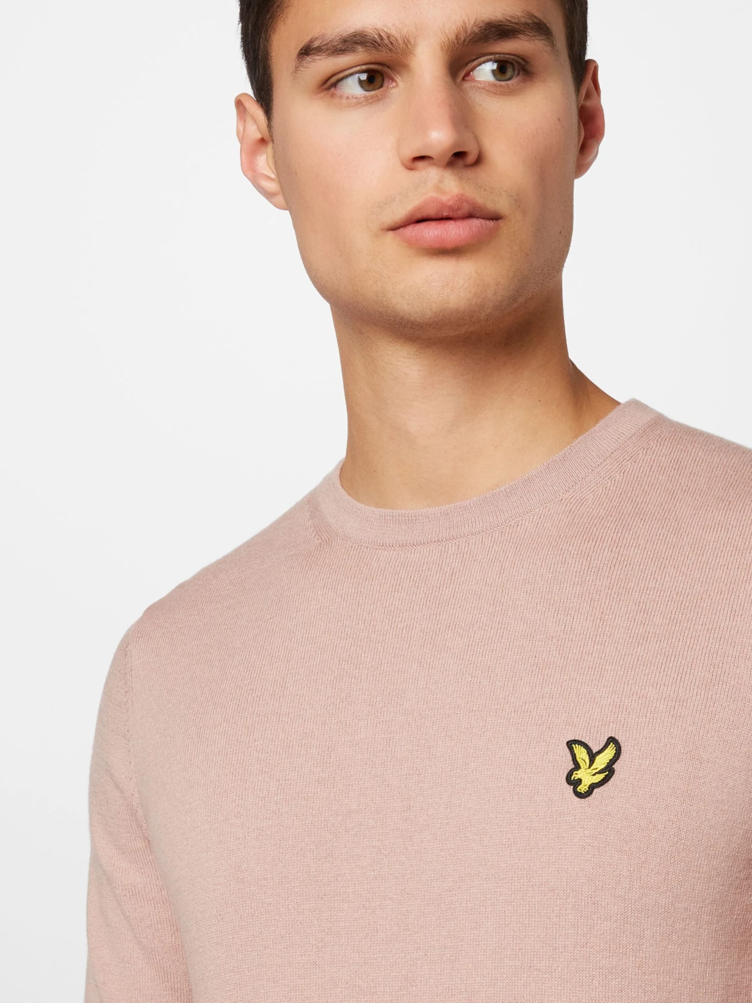 Lyle & Scott Crewneck Truien Trui Heren Poederroze 4 Lyle & Scott Crewneck Truien Trui Heren Poederroze - Afbeelding 2