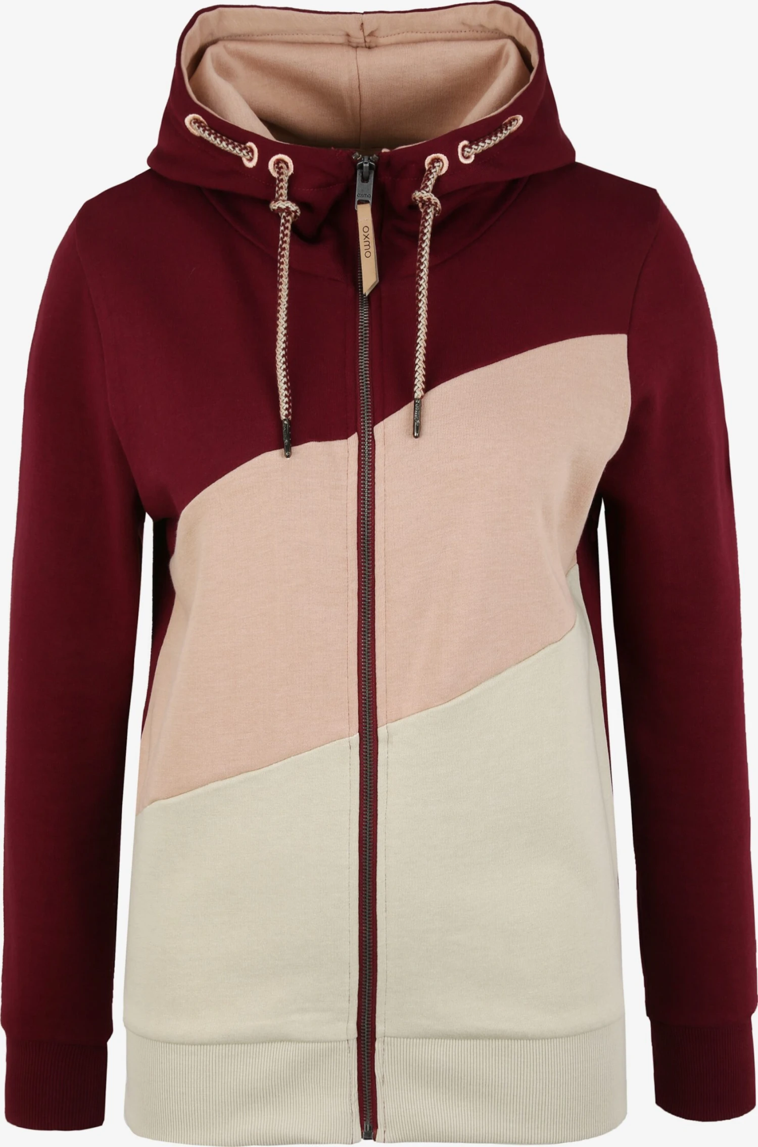 OXMO Sweatvesten Sweatvest Aggi Dames Rood 3 OXMO Sweatvesten Sweatvest Aggi Dames Rood