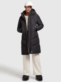 Khujo Wintermantels Wintermantel Limetta Dames Zwart -Chique Kleding Winkel 1aaed78fde645ea5ba2004975bf8508c