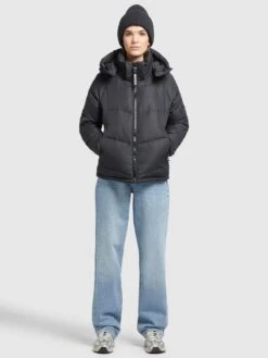 Khujo Winterjassen Winterjas Monty 2 Dames Nachtblauw -Chique Kleding Winkel 1b0c9183e30c085560f69bac08851993