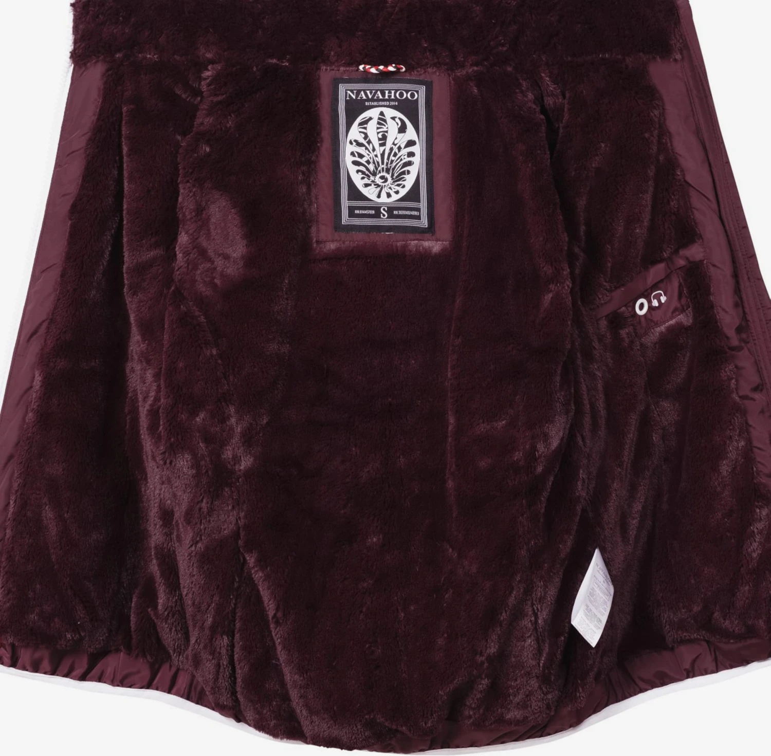 Navahoo Tussenjassen Tussenjas Elva Dames Wijnrood 6 Navahoo Tussenjassen Tussenjas Elva Dames Wijnrood - Afbeelding 4