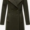 Navahoo Wintermantels Wintermantel Wooly Dames Donkergroen -Chique Kleding Winkel 1bb63248d9fc7f07c7280b0856817ab7