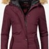 Navahoo Winterjassen Winterjas Laura Dames Bourgogne -Chique Kleding Winkel 2196ac60bbda03265e62bda939cf0182