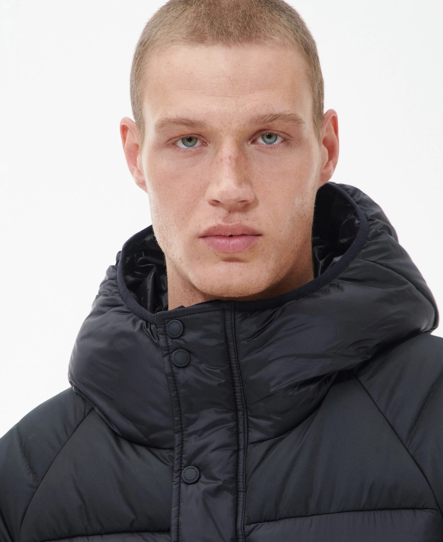 Barbour International Wintermantels Winterjas Hoxton Heren Zwart 7 Barbour International Wintermantels Winterjas Hoxton Heren Zwart - Afbeelding 5