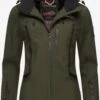 Marikoo Winterjassen Winterjas Dames Olijfgroen -Chique Kleding Winkel 2323b1fd204cddf07df28a1c94d6b147