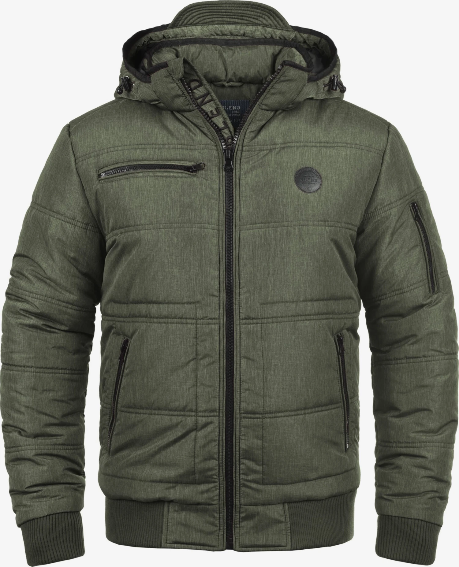 Blend Winterjassen Winterjas Boris Heren Groen 3 Blend Winterjassen Winterjas Boris Heren Groen