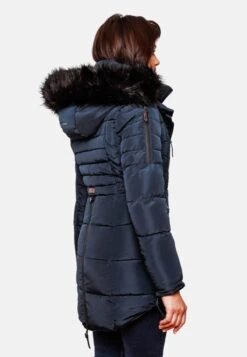 Marikoo Wintermantels Wintermantel Moonshine Dames Blauw -Chique Kleding Winkel 24f6b76ceeda1d63f0783214d132ff26