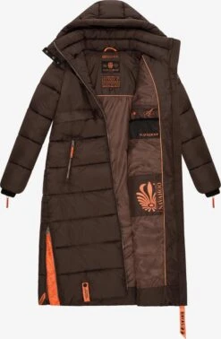 Navahoo Wintermantels Wintermantel Dames Mokka -Chique Kleding Winkel 250181f12b204dd323ebe42d938263a3