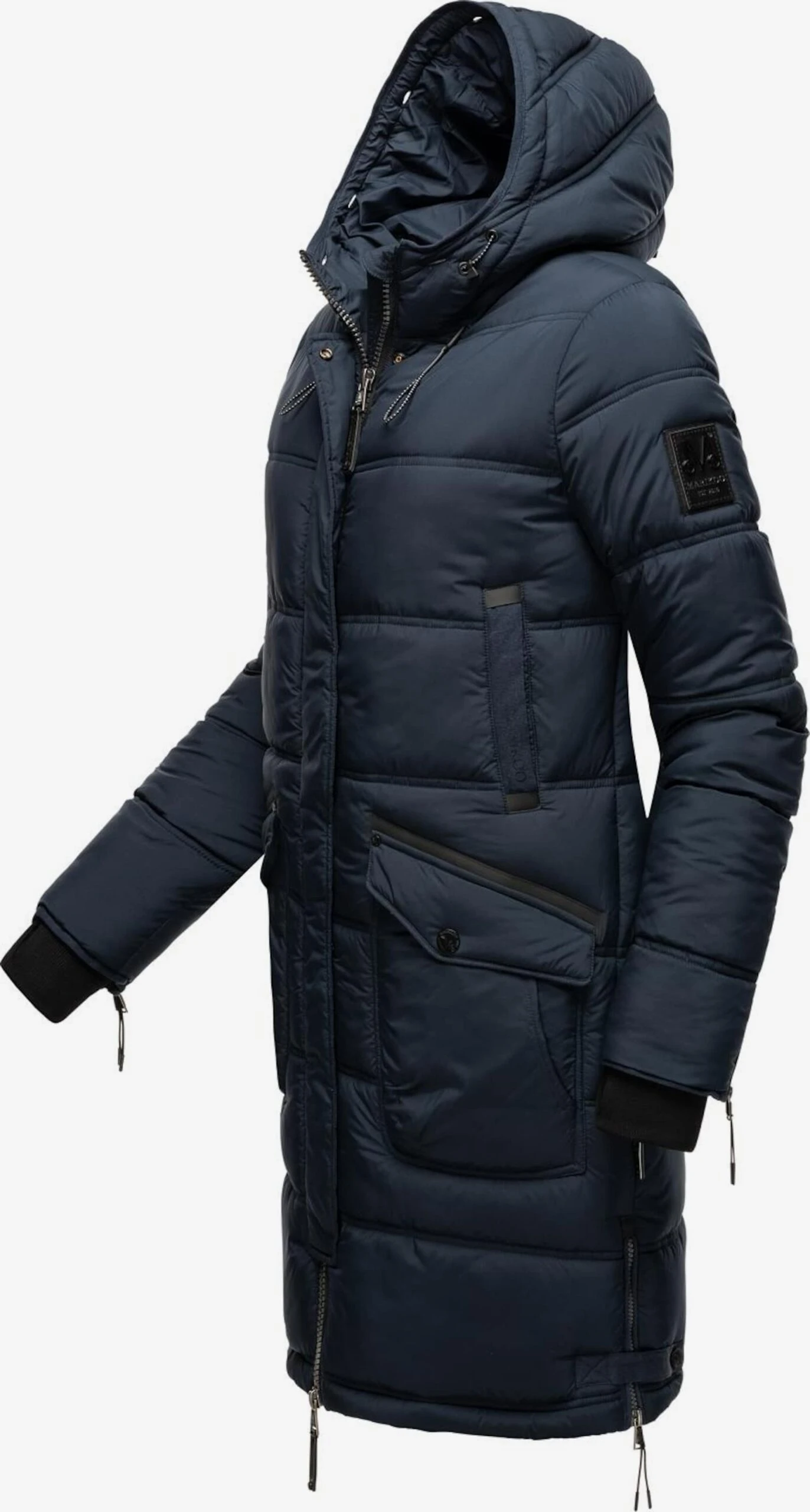 Marikoo Wintermantels Wintermantel Chaskaa Dames Navy 6 Marikoo Wintermantels Wintermantel Chaskaa Dames Navy - Afbeelding 4