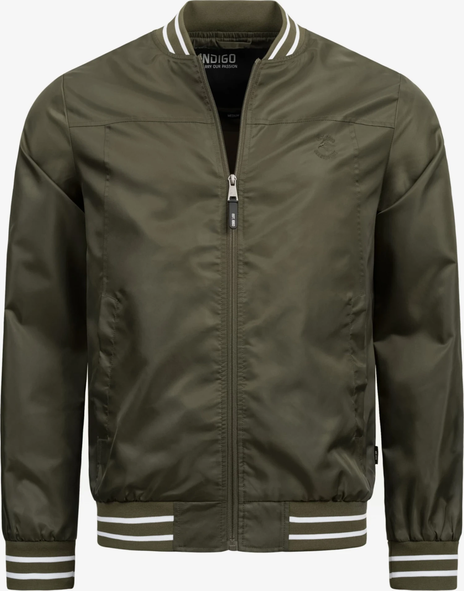 Indicode Jeans Tussenjassen Tussenjas Manos Heren Kaki 3 Indicode Jeans Tussenjassen Tussenjas Manos Heren Kaki