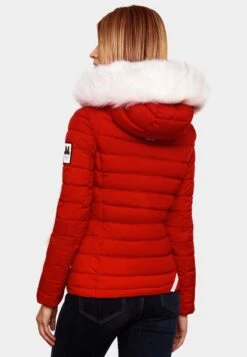 Marikoo Winterjassen Winterjas Nasriin Dames Rood -Chique Kleding Winkel 281e2f230eb03d3e9e439329cda9ab35