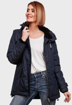 Navahoo Winterjassen Winterjas Lindraa Dames Donkerblauw -Chique Kleding Winkel 28361237a292712401a7a2734a3e0439