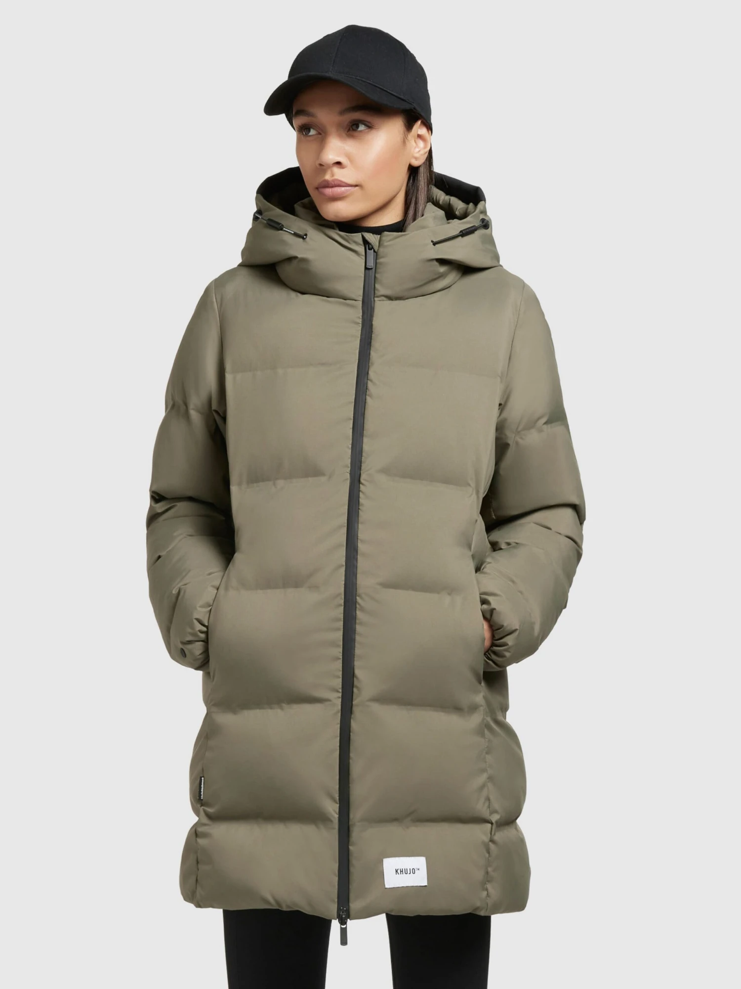 Khujo Winterjassen Winterjas Tanare Dames Olijfgroen 4 Khujo Winterjassen Winterjas Tanare Dames Olijfgroen - Afbeelding 2