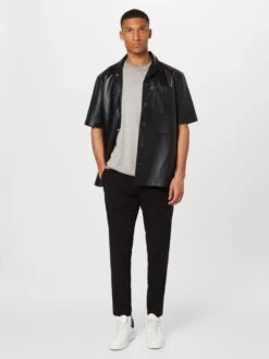 DRYKORN T-shirts Shirt THILO Heren Donkergrijs / Grijs Gemêleerd 11 DRYKORN T-shirts Shirt THILO Heren Donkergrijs / Grijs Gemêleerd -Chique Kleding Winkel 2afd2702b7839c416fd41c8d27521e1e